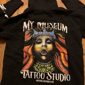 My Museum Tattoo Studio Graphic Hoodie